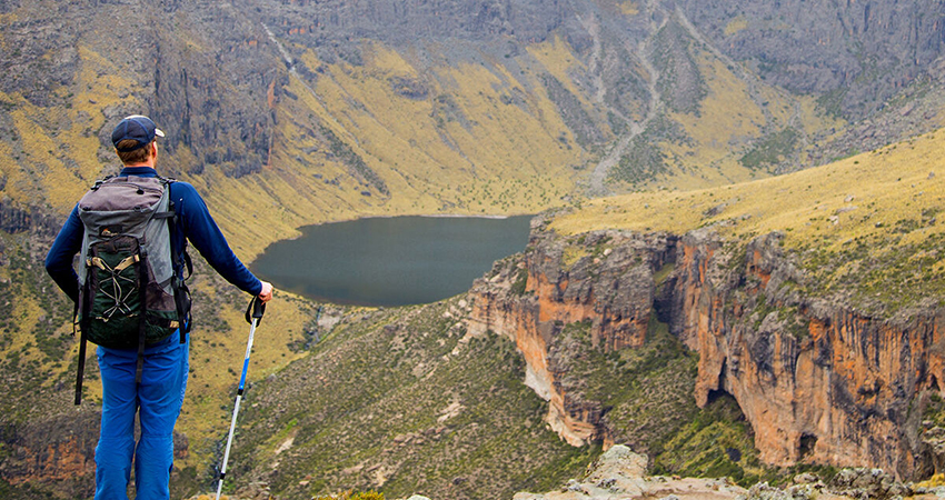 6 Days Trekking Mount Kenya Sirimon Naro Moru with peak circuit route